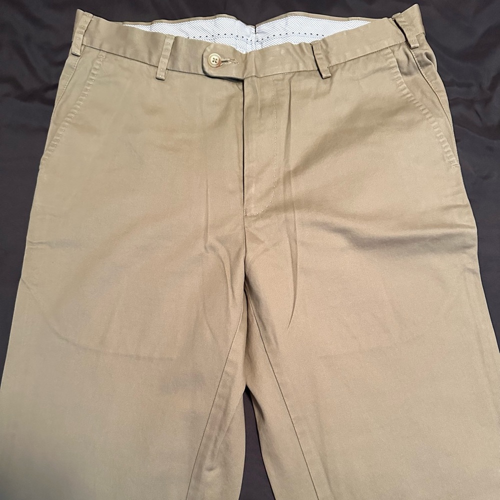 Peter Millar Flat Front Chino Pant Slack 32x34 Ultra Fine Golf Clothing